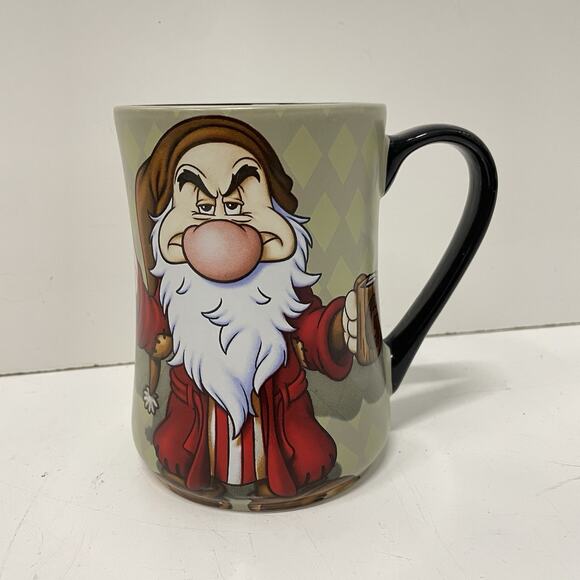 Disney Other - Disney Parks Authentic Mug Grumpy "I Hate Mornings!" Snow White Oversized